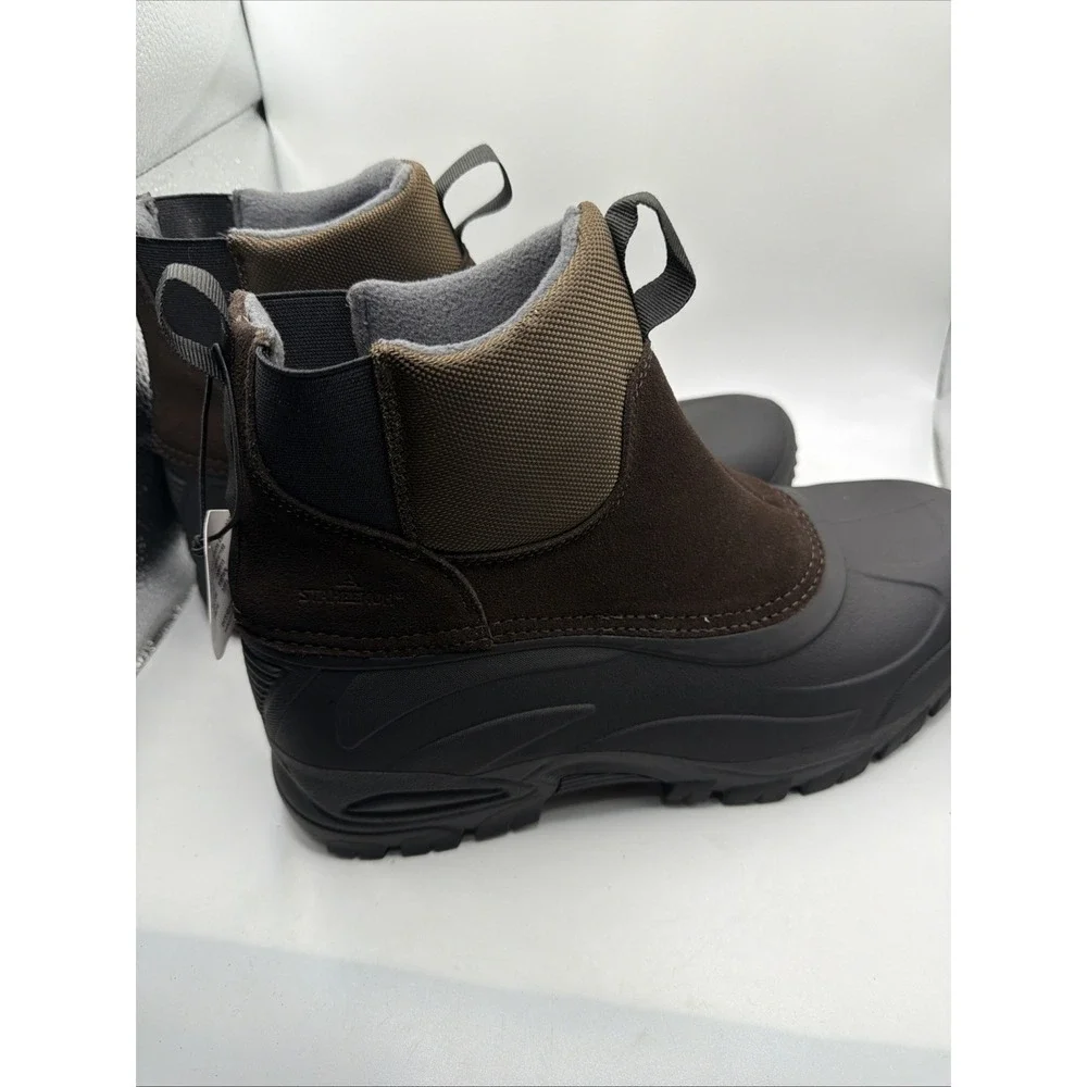 Staheekum Men's Size 9 Pull-on Winter Boots Cold Rated -20 degrees Brown